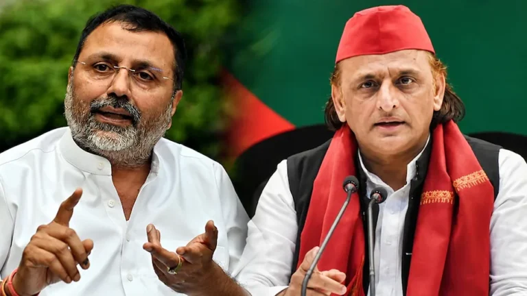 Political row over 'Tinnu-Tipu' dispute intensifies; Nishikant Dubey poses three questions in response to Akhilesh Yadav's defamation notice
